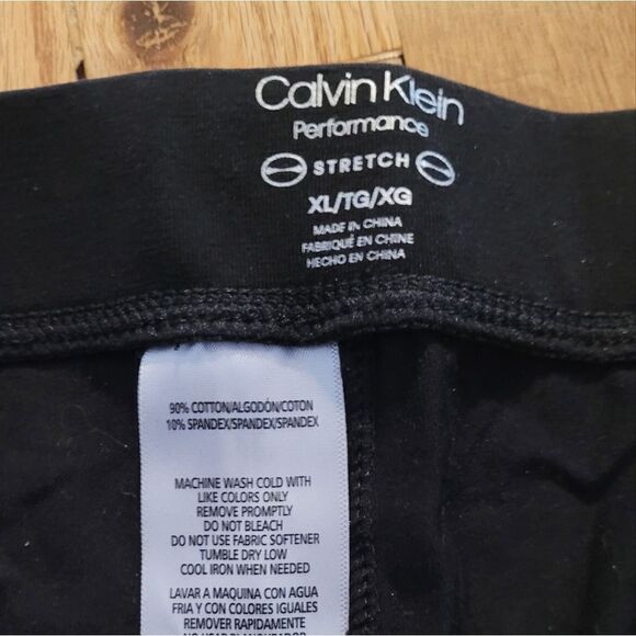 Calvin Klein Performance Stretch Capri Leggings Buttons XL - Picture 5 of 5